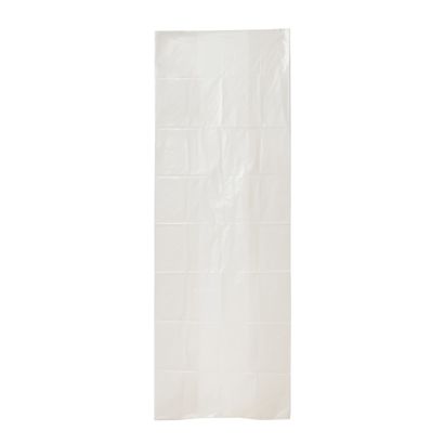 Seitenfaltensäcke, PE-Folie 80 mµ mit Regenerat (Karton mit 40 Stück), 800 + 500 x 2300 mm 