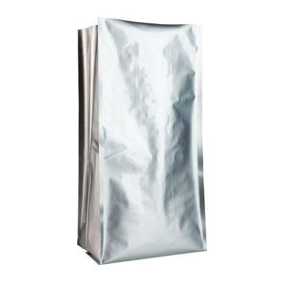 Kaffebeutel mit K-Siegelung, silber 540 x 230 mm