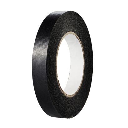 Best Price Fälzelband, Spezialpapier, Leinenstruktur 19 mm | schwarz