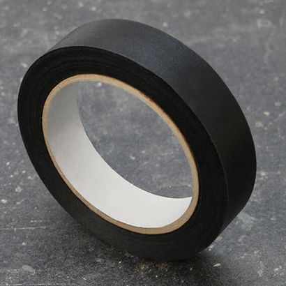Best Price Fälzelband, Spezialpapier, Leinenstruktur 30 mm | schwarz