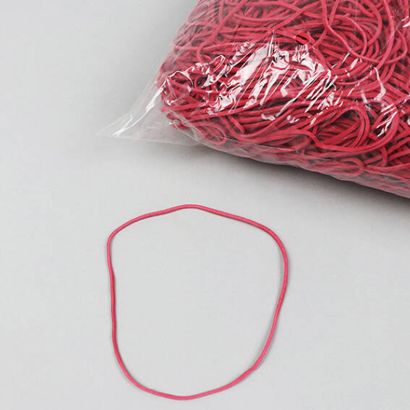 Gummiringe, rot 100 mm | 2 mm