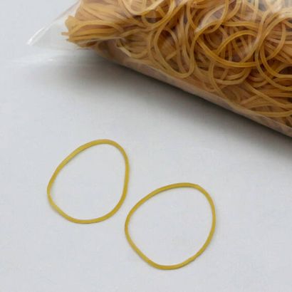 Gummiringe, natur 1,5 mm | 50 mm