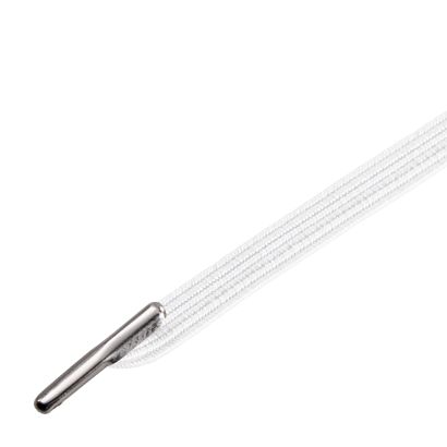 Flachgummi mit 2 Splinten weiß | 230 mm