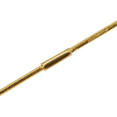 Gummizugschnüre zum Ring geschlossen gold | 580 mm