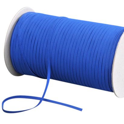 Gummiband 5 mm flach blau | 500 m