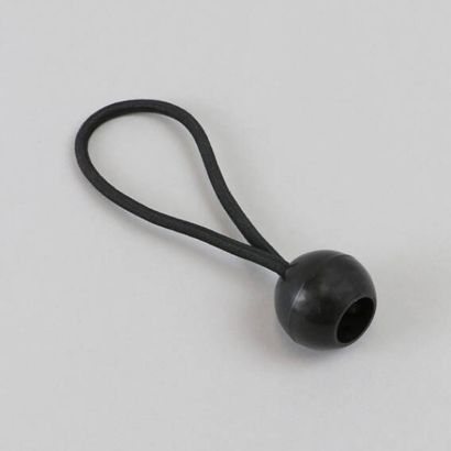 Spanngummis mit Kugel schwarz | 120 mm