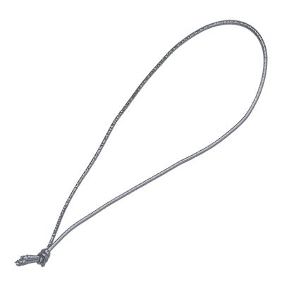 Fertigschleifen mit Einfachknoten silber | 125 mm