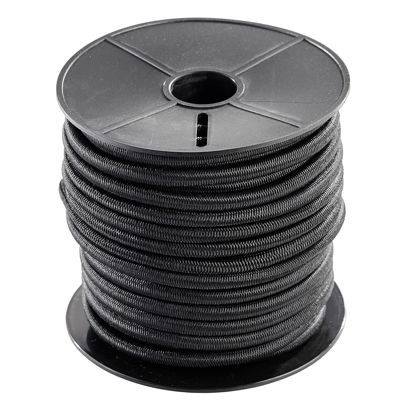 Gummiseil 6 mm schwarz