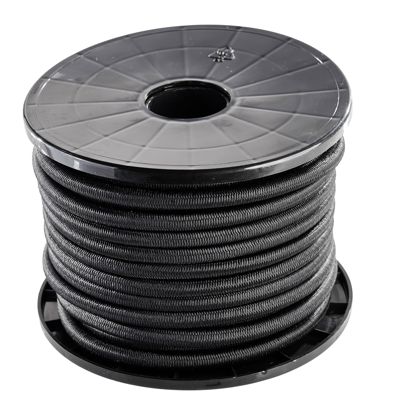 Gummiseil 8 mm schwarz