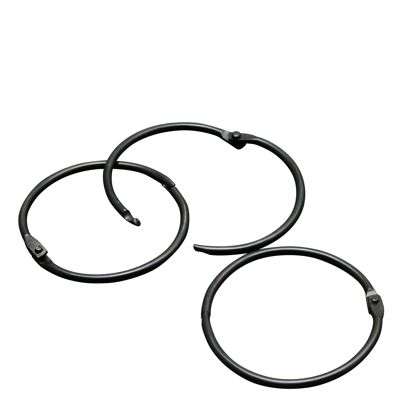 Heftringe Metall 50 mm | schwarz