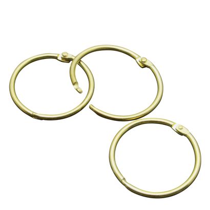 Heftringe Metall gold | 32 mm