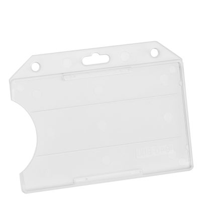 Ausweishüllen Hartplastik transparent, offen 