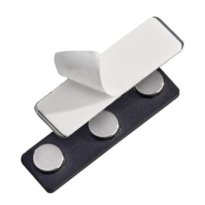 Magnet für Namensschilder, selbstklebend 3 Magnete | 45 x 13 mm