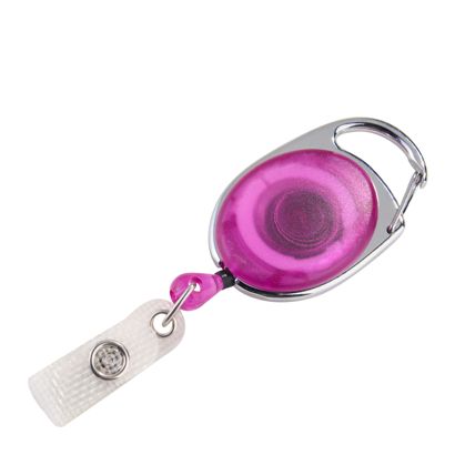 Ausweisjojo lila, transparent