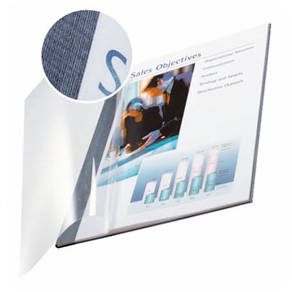 Buchbindemappe ImpressBind A4, Softcover, 140 Blatt blau | 14 mm