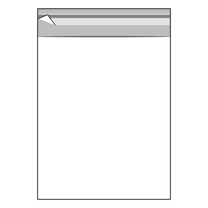 Klappenbeutel, wiederverschließbar, OPP-Folie, transparent 200 x 250 mm