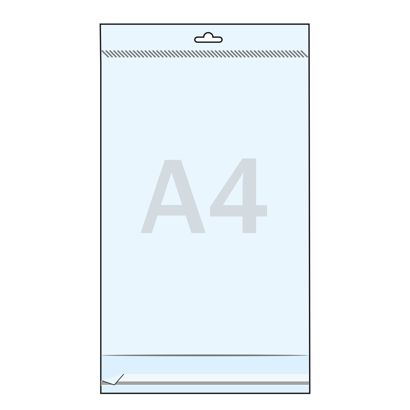 Headerbeutel, OPP-Folie 30 µm 215 x 310 mm