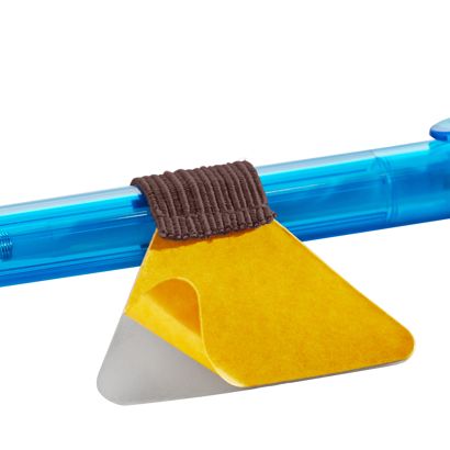 Stiftschlaufe selbstklebend braun