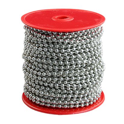 Kugelketten auf Rolle silber | 4 mm | 30 m | Metall