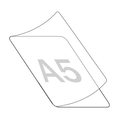 Kaltlaminierfolien, transparent A5