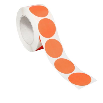 Markierungspunkte aus Papier 40 mm | rot