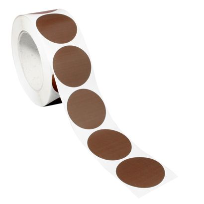 Markierungspunkte aus Papier 40 mm | dunkelbraun
