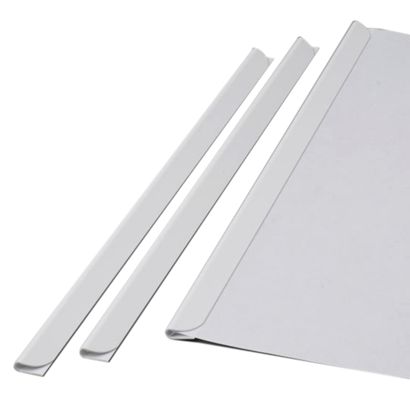 Klemmschienen DIN A5, weiß, 3-4 mm 