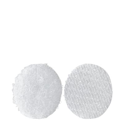 Klettpunkte auf Bogen, Set aus Haken und Flausch 13 mm | weiß | 140 STK | Set - Haken und Flausch