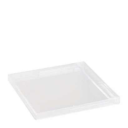 Kalenderbox, Disketten-Format, 96 x 98 x 8 mm, transparent 