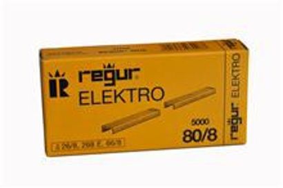 Heftklammern 8mm für Ring King RK-1 und Elektrohefter (80/8 und 26/8), Pack mit 5.000 Stück 