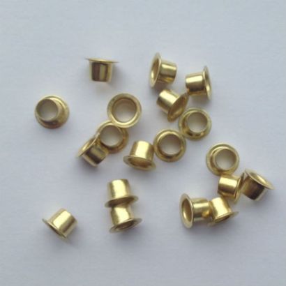 Ösen für Papier vermessingt | Nr. 26 - Ø 4,1mm - L 5,7mm