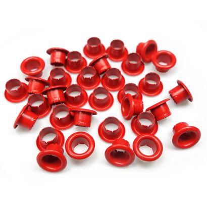 Eisenthaler Ösen EFC-30, farbig für 2-30 Blatt, Pack mit 250 Stück rot 