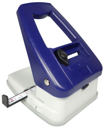 Multifunktionsstanze 3-in-1, Eckenabrunder, Loch- und Schlitzstanze blau