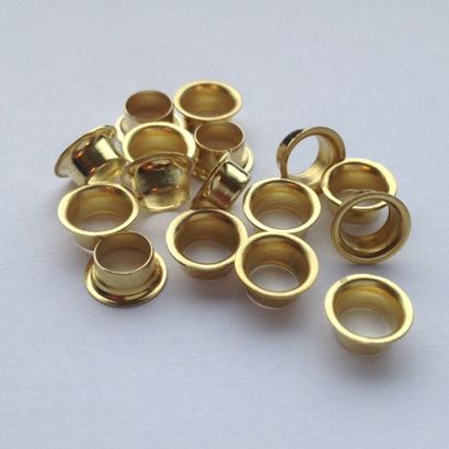 Ösen für Papier vermessingt | Nr. 4E - Ø 3 mm - L 2,7mm