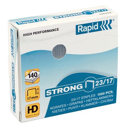 Rapid Heftklammern, STRONG, Pack mit 1.000 Stück 23/20 