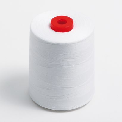 Mischzwirn S 50/2, weiß, Baumwolle / Polyester 10.000 m 