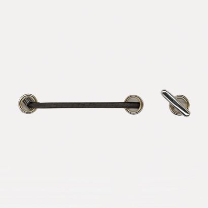 Gummizugschnüre mit 2 Splinten  300 mm | schwarz 