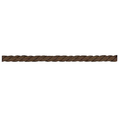 Albenkordel auf Rolle, 2 mm, 3-fach gedreht braun | 100 m