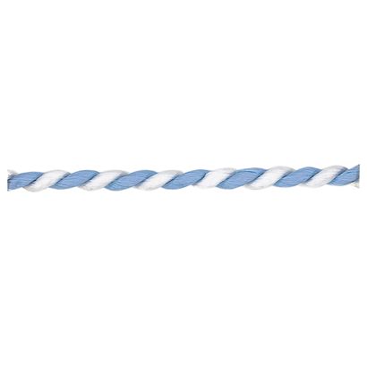 Albenkordel auf Rolle, 2 mm, 3-fach gedreht blau, weiß | 100 m