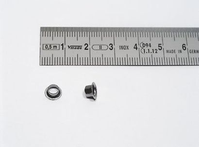 Ösen für Papier roh | Nr. 24 - Ø 4mm - L 2,9mm