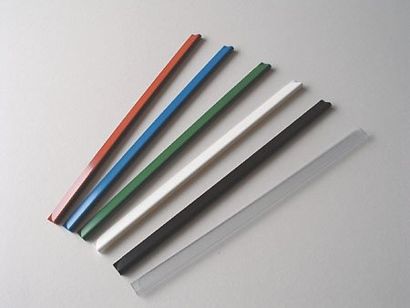 Klemmschienen A4, Kunststoff   | blau 