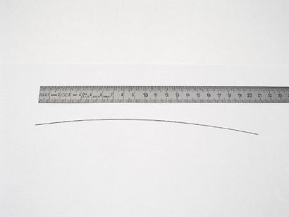 Etikettendraht 0,5 x 200 mm, verzinkt, 1 kg = ca. 3.200 Stück 