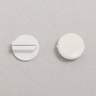 Dekoclip mit Diebstahlschutz, rund, 18 mm 