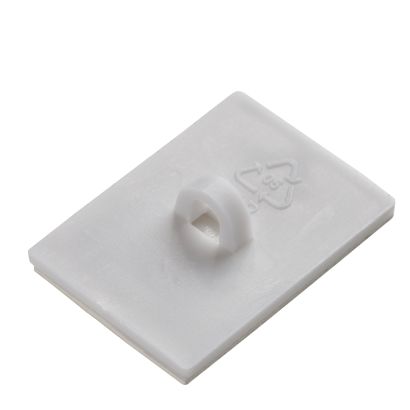 Klebeknöpfe weiß | 25 x 38 mm