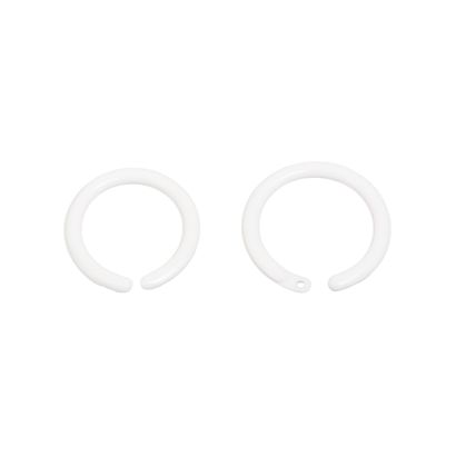 Heftringe 19 mm, Kunststoff weiß 
