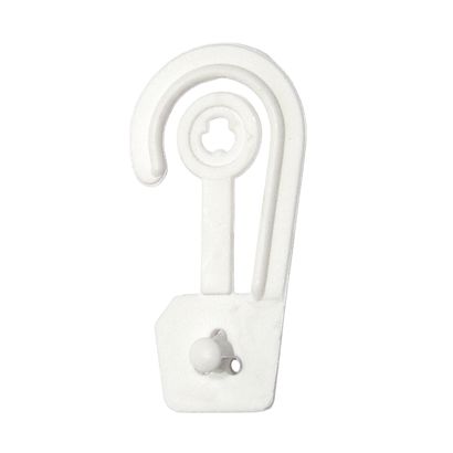 Aufhängehaken, 50 x 26 mm, weiß 