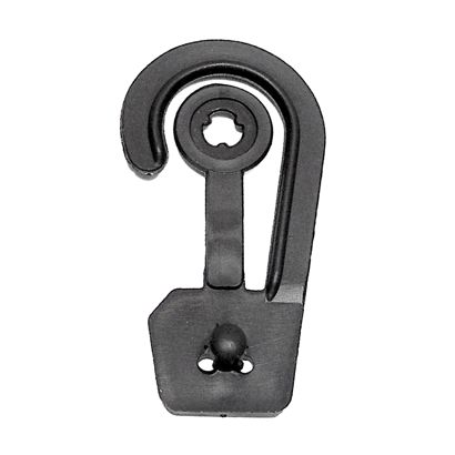 Aufhängehaken, 50 x 26 mm, schwarz 