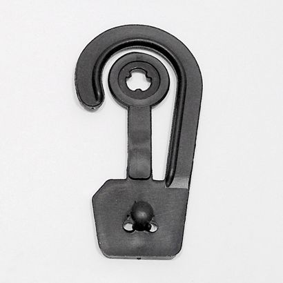Aufhängehaken, 50 x 26 mm, schwarz 