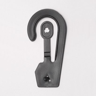 Aufhängehaken, 73 x 40 mm, schwarz 