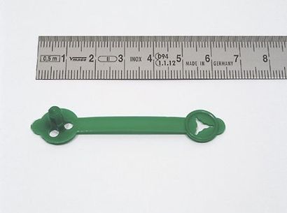 Briefknopf Sigma, 48 x 8 mm grün